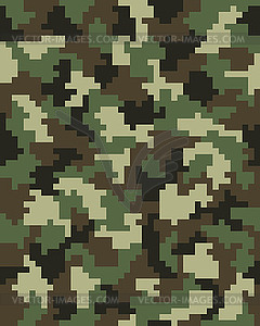 Digital fashion camouflage - vector clip art