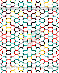 Honeycomb seamless pattern - vector image