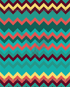 Seamless zigzag lines colored - vector clipart