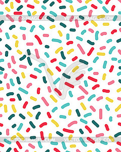 Seamless pattern with confetti - vector image
