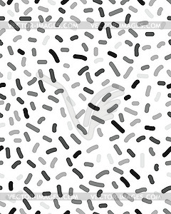 Seamless pattern with confetti - vector clip art
