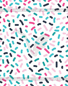 Seamless pattern with confetti  - vector image