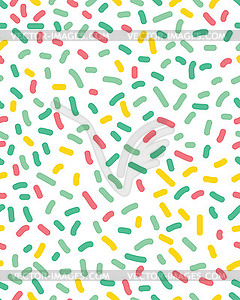 Seamless pattern with confetti - vector image