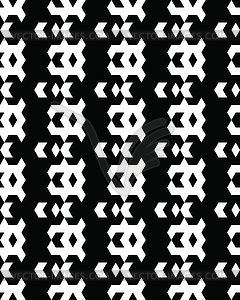 Seamless monochrome geometric patterns - vector clipart