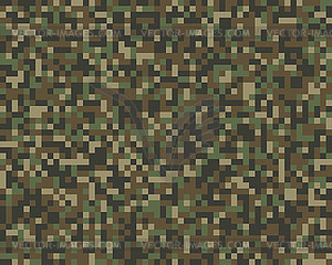 Seamless  militaristic camouflage - vector clipart