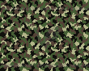Pattern digital camouflage, Seamless - color vector clipart