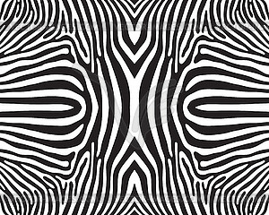 Seamless zebra pattern - vector image