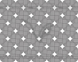 Black seamless pattern - vector clip art