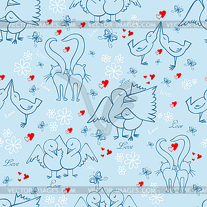 Valentine seamless [Converted] - vector clip art