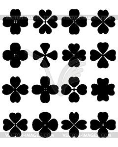 Four leaf clover - vector image