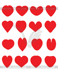 Red heart - vector clipart