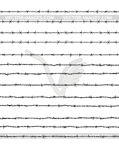 Barbed wire  - vector image