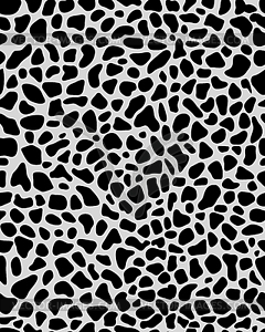 Текстура леопарда - черно-белый векторный клипарт