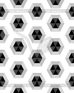 Hexagon seamless pattern - royalty-free vector clipart