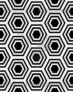 Hexagon seamless pattern - vector clipart