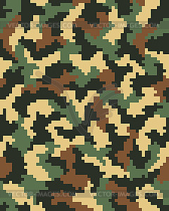 Digital camouflage seamless - vector clipart