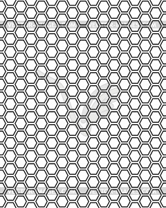 Honeycomb seamless pattern - vector clipart