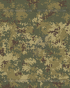 Digital fashionable camouflage pattern - vector clipart