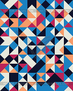 Geometric abstract seamless pattern - vector EPS clipart