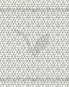  Seamless pattern of geometric grid - vector clipart