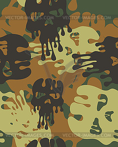 Camouflage seamless  pattern - royalty-free vector clipart