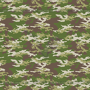 Military print, seamless  - vector image