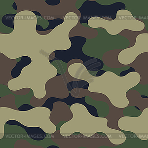 Камуфляж, военный принт. бесшовные - векторный клипарт / векторное изображение