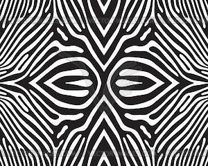 Кожа зебры, бесшовный фон - рисунок в векторном формате