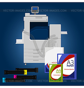 Copier - vector clip art