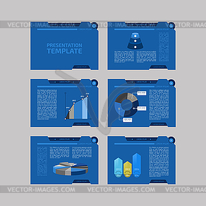 Presentation template - vector clipart