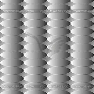 Metallic background is oval cutout - vector EPS clipart