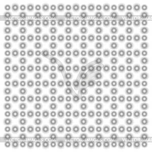 Abstract grid with round holes - vector clip art