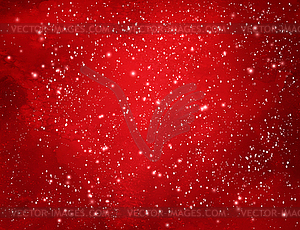 Падение снег красный фон - рисунок в векторе