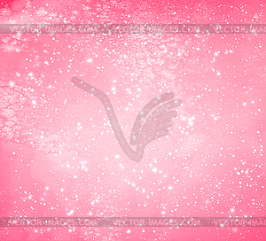 Pink watercolor background - vector clipart