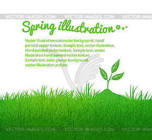 Spring background - color vector clipart