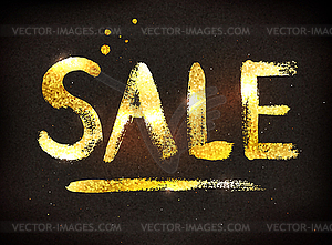 Lettering of Sale word - vector clipart