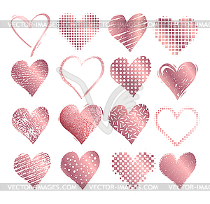 Valentine hearts - vector clip art