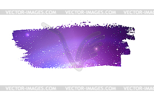 Grunge banner with violet space - vector image