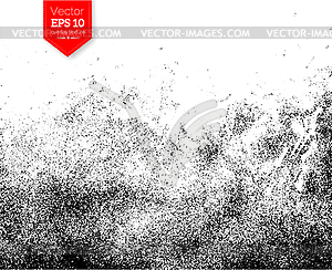 Black and white grunge texture - vector clipart