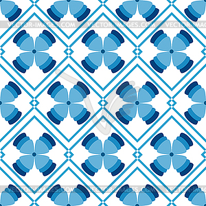 Geometric seamless pattern - vector clip art