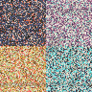 Set backgrounds of squares - vector image