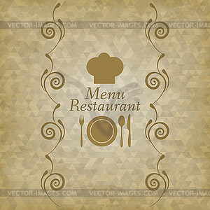 Restaurant menu - vector clip art