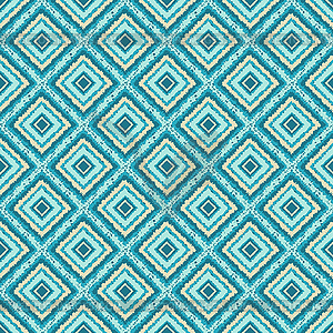 Tribal seamless squares - vector image