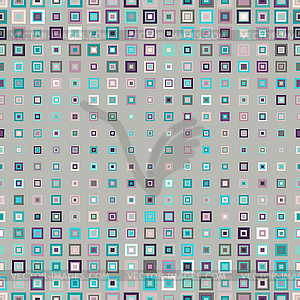 Seamless pattern geometric squares - vector image