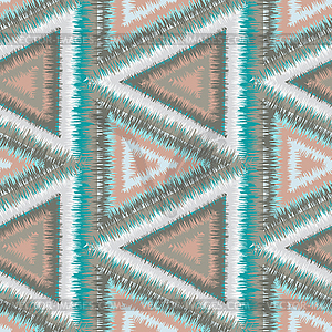 Seamless pattern tribal - vector clipart