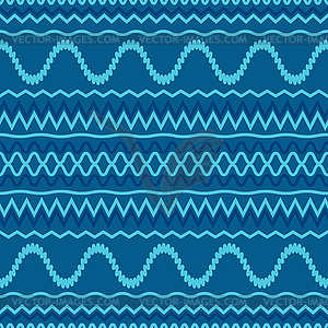 Set of wavy lines - vector clip art
