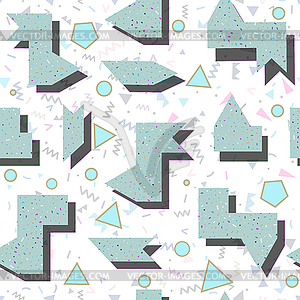Abstract bright colored geometric pattern in style - vector clipart