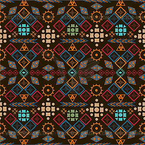 Tribal seamless pattern - vector clipart