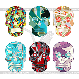 Skull Set - vector image