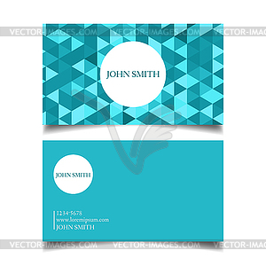 Business card design project - vector clipart